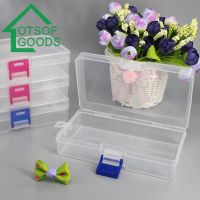 Small Transparent Plastic Storage Box Jewelry Parts Functional Empty Boxes