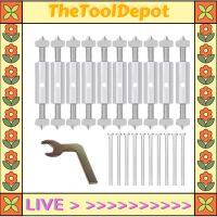 TheToolDepot 10ชิ้นกล่องสวิชต์คาสเซ็ตด้านล่างกล่องซ่อมแซมความเสียหายอุปกรณ์มัลติฟังก์ชั่ไม้ค้ำซ่อมกล่องเชื่อมต่อ