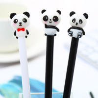 50pcsBulk Pretty Funny Kawaii Panda Gel Pen Blue Cute Stationery Supply Kawai Office Accessory Lovely Thing Desk Decoration Kit