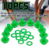 10Pcs สีเขียว Auto Fasteners รถประตูแผงตัดแผงคลิปด้านหลัง Tailgate อุปกรณ์ตกแต่งภายในสำหรับ Mercedes /Benz VITO VIANO W639