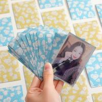 20pcs Sky Star Frosted Photocard Holder PP Film Girl Album Small Cards Double Layer Protective Case Star Idol Photo Card Case