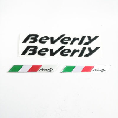 สีดำรถจักรยานยนต์ยก3D สัญลักษณ์อิตาลีตราสติกเกอร์รูปลอกสำหรับ PIAGGIO Beverly 500