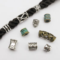 【CW】5pcs10pcs Metal African Hair Rings Beads Cuffs Tubes Charms Dreadlock Dread Hair ids Jewelry Decoration Accessories