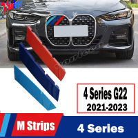 3 Stuks Abs สำหรับ Bmw G22 4 Series 2021 2022 Autorace กระจังหน้าแถบตัดคลิป M ประสิทธิภาพพลังงานอัตโนมัติจัดแต่งทรงผม A Ccessoires