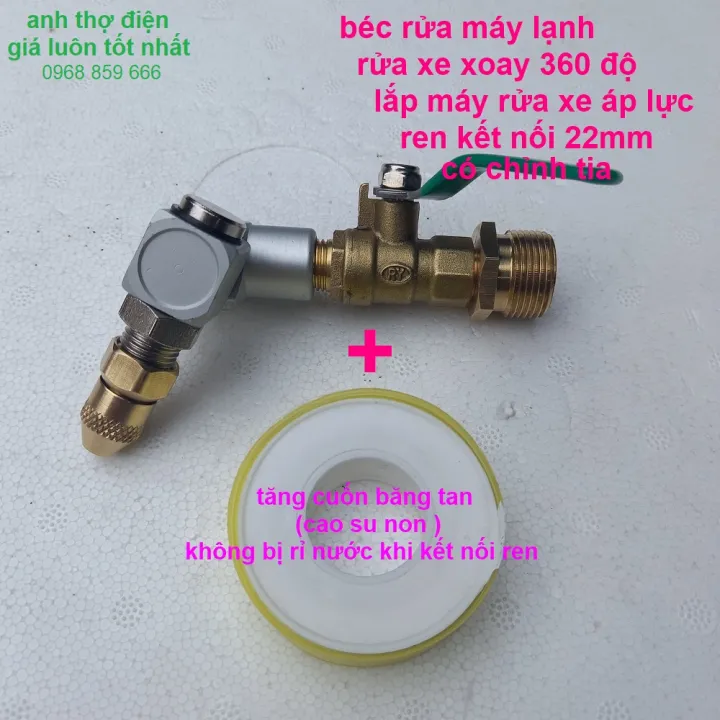 Đầu béc rửa máy lạnh điều hòa dùng...