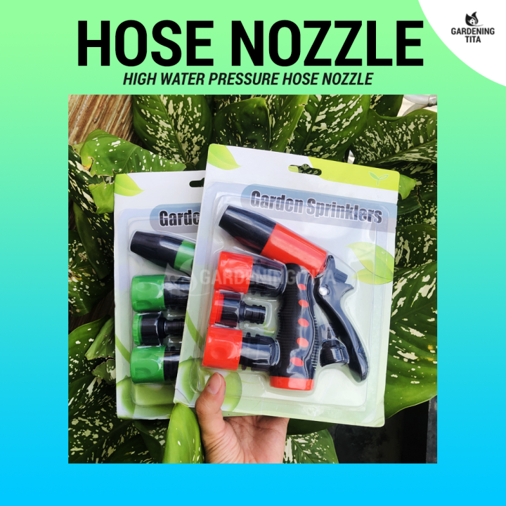 Hose Spray Gun High Pressure, Hose Nozzle Spray with Connectors For