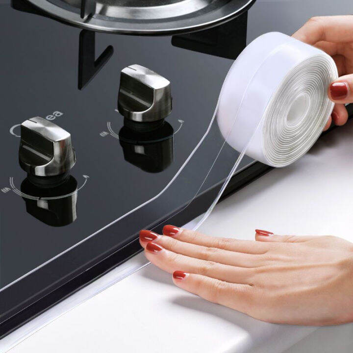 Clear Caulk Strip Self Adhesive Waterproof Caulking Sealing Tape Caulk