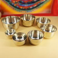 7 Pcs/ Set Himalayan Singing Bowl Nepalese Handmade Buddhist Sound Bowl Yoga MusicTherapy Meditation Teaching Tool Boutique Bowl