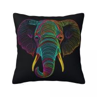 【hot】✾✷✸ Elephant Polyester Bed Pillowcase Colored Cover