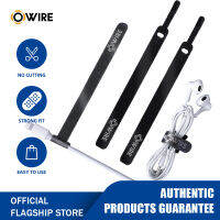 OWIRE สายรัดไนลอน สำหรับรัดเก็บสายอุปกรณ์อิเล็กทรอนิกส์ สายหูฟัง ชุด 1ชิ้น/5ชิ้น/ 10ชิ้น/ 20ชิ้น/100ชิ้น