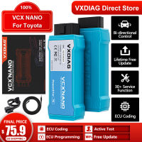 VXDIAG VCX NANO NX400PRO For Toyota ECU Coding Programming SAE J2534 OBD2 Car Diagnostic Tools Read From Techstream Scanner