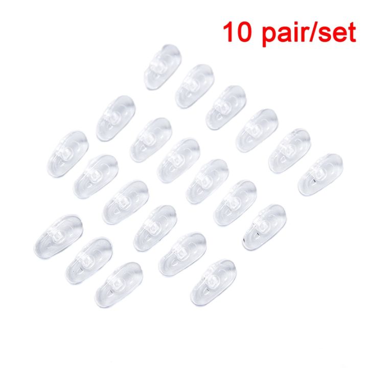 10-pairs-air-chamber-silicone-anti-slip-nose-pads-screw-in-for-eyeglasses-eyewear-glasses-accessories