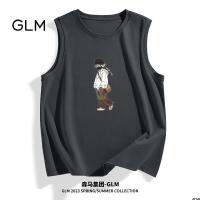 เสื้อกล้ามญี่ปุ่นแบรนด์ bottoming ผ้าฝ้ายแท้แมทช์ง่าย Semir วัยรุ่นชาย GLM กลุ่มแบรนด์แฟชั่นการ์ตูนฤดูร้อน