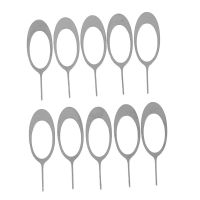 10pcs Sim Card Tray Removal Eject Pin Key Tool Needle Stainless Steel for Iphone for Samsung for Huawei KOQZM SIM Tools