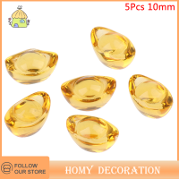 Shao 5pcs yuanbao ฮวงจุ้ยหยวน Bao Ingot โชคดีบ้านพรตกแต่งเครื่องประดับ