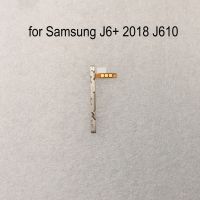 สำหรับเหมาะสำหรับ Samsung Galaxy J6 Plus J6 + 2018 J610 J610F J610FN J610G ต้นฉบับกรอบโทรศัพท์ปุ่มปรับระดับเสียงใหม่ที่ยืดหยุ่นคีย์ด้านข้าง