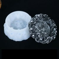 DIY Epoxy Mould For Ashtray Creative Skull Mold Silicone Form Soap Mold Handcraft Making Tool Ornament Decor moldes Practical