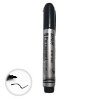 เครื่องเขียนอุปกรณ์ปากกาเคมีปากกามาร์กเกอร์หัวเดียวพลาสติกสีดำ