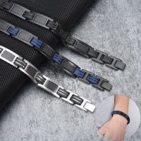 【CW】 Magnetic Men Carbon Fibre Silicone Benefits Arthritis Male