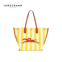 ต้นฉบับ 2023 แฟชั่น Longchamp กระเป๋า ROSEAU คอลเลกชันผ้าใบลายสีสำหรับผู้หญิงและผู้หญิงกระเป๋าช้อปปิ้งความจุสูงสาว Longchamp กระเป๋าถือ