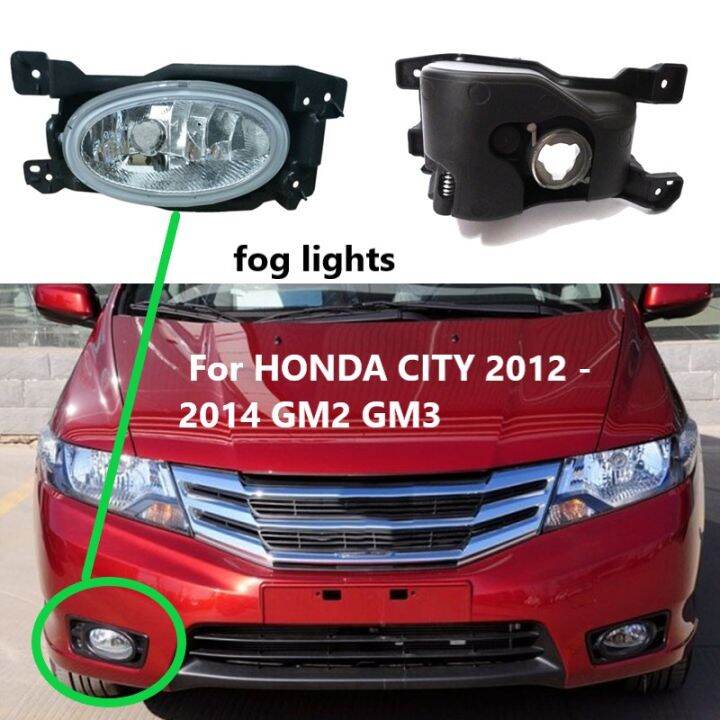 a pair(left and right) fog light lamp front bumper lamp light For HONDA