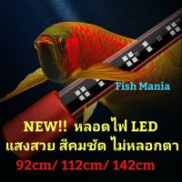 หลอดไฟ LED ตู้ปลา ให้แสงสวย สีคมชัด ไม่หลอกตา รุ่นใหม่กันน้ำได้ดีกว่าเดิม มี3สี สีแดง สีขาว และสีทอง