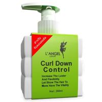 LANGEL Luxury Curl Down Control ครีมจับลอน นางฟ้า ฝาปั๊ม 260ml. (เคิร์ล ดาว์น คอนโทรล) ด้วยคุณสมบัติเนื้อครีมแบบไฟเบอร์ ช่วยให้ลอนผมอยู่ทรงยาวนาน เหมาะสำหรับผมดัดลอน หรือผมลอนทั่วๆไป เนื้อครีมมีกลิ่นหอม