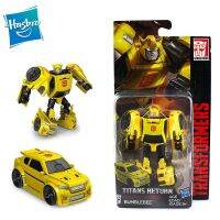 Hasbro หุ่นยนต์ทรานฟอร์มเมอร์ Bumblebee แบบมีรูรับแรงกระแทกโมเดลโมเดลชุดลูกเสือคลาส Kado Ulang Tahun ชุดของเล่นเด็ก