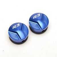 Blue R3 Frame Hole Caps For YAMAHA Yzf R3 MT-03 2004-2018 2019 2020 2021 Motorcycle Essories Carved Decorative Cover Plug YZFR3 MT03