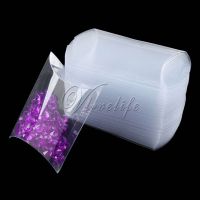 100pcs Clear PVC Pillow Box Shape Gifts Box Party Candy Box Jewelry Packaging Wedding Party Favor Supplies 9cm x 6.5cm x 2.5cm