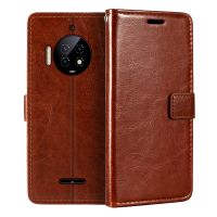 [Woo Fashion Case] เคสสำหรับ Oukitel WP19 Wallet Premium PU Magnetic Flip Case พร้อมที่ใส่การ์ดและขาตั้งสำหรับ Oukitel WP19