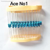 ▧☃❣ 100pcs 1/8W 0R - 10M 1 Metal Film Resistor 0.125W 1 2.2 10 47 100 120 150 220 270 330 470 1K 2.2K 4.7K 10K 100K 470K 1M ohm