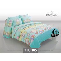 ?.?..พร้องส่ง?. Fountain ชุดผ้าปูที่นอน (ไม่รวมผ้านวม) Marumofubiyori FTC105 ราคาถูก? ชุดที่นอน เครื่องนอน ผ้าห่มโตโต้ ชุดเครื่องนอน toto