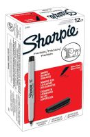 Sharpie : SHP37001* ปากกาเมจิก Ultra Fine Point Permanent Marker, 12 pk, Black