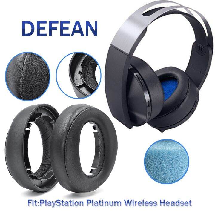 Defean Replacement Cushion Ear Pads For PS4 Platinum Wireless Headset