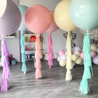 【cw】 5/36 inch Color Large Balloons Wedding Birthday Globos 【hot】