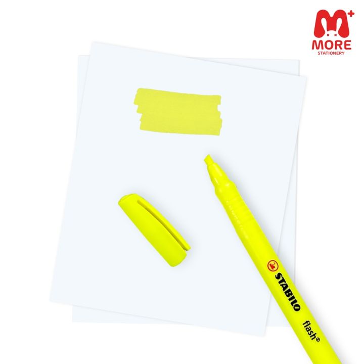 stabilo-สตาบิโล-ปากกาไฮไลท์-ปากกาเน้นข้อความ-highlighter-รุ่น-stabilo-flash