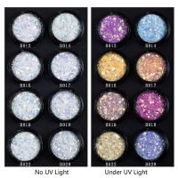 Boom✿UV Color Change Mica Powder Sunlight Reactive Sequain Glitter Resin Jewelry DIY