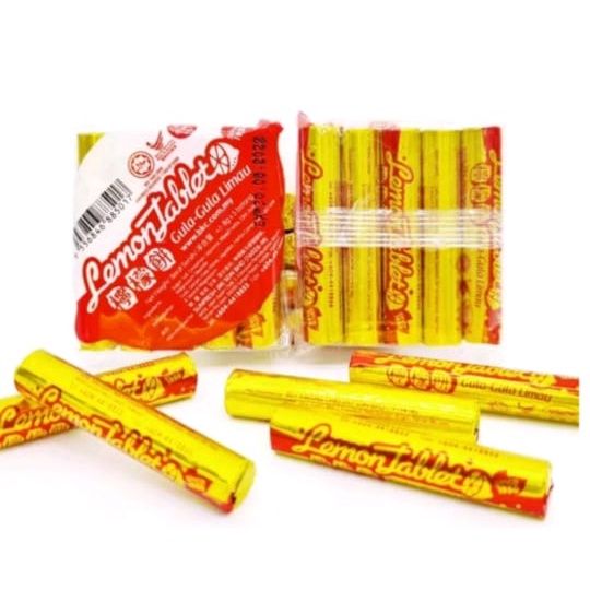 Lemon Tablet Candy Gula-Gula Limau (8g x 5 Rolls) | Lazada