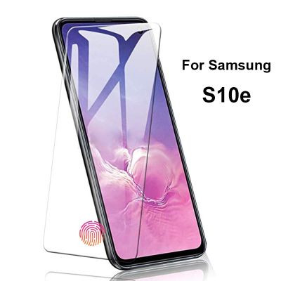 กระจกนิรภัยสำหรับ Samsung Galaxy S10e สีดำปกป้องป้องกันทุกส่วน S 10 E S 10e S10E ฟิล์มกันรอยด้านหน้าไฮโดรเจลแบบนิ่ม
