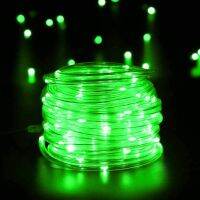 Wreath Christmas Street Garland Winter New Year Eve Decorations Festoon Led Tube Rope String Light Battery-Operated 51015M