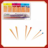 จุด Gutta Percha แพ็ค F1 F2 F3ผสมสำหรับไฟล์ Protaper