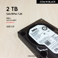 HDD DELL 2TB SAS 6.0Gbps 7.2K 3.5นิ้ว ฮาร์ดดิสก์ (มือ2 พร้อมใช้งาน)