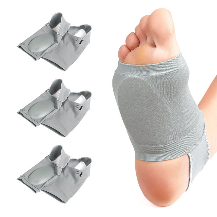 hailicare-1-คู่-arch-support-pads-ผ้าพันแผลยืดหยุ่นกีฬา-foot-pad-แก้ไขเท้าแบนบรรเทาปวดภายในและภายนอกแปดตัวอักษร-orthopedic-foot-care-unisex