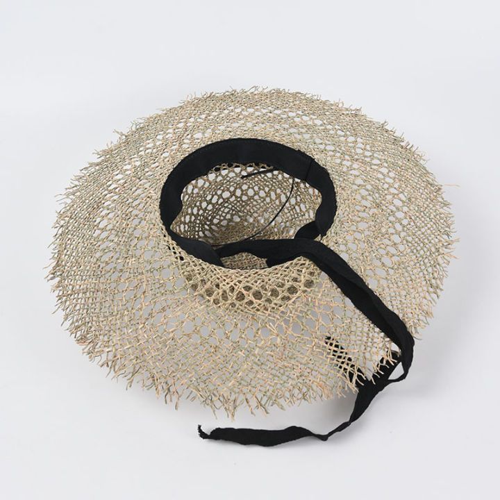wholesale-summer-hollow-sun-hat-cooling-flopy-straw-hats-with-rope-ladies-dome-beach-hats-holiday-travel