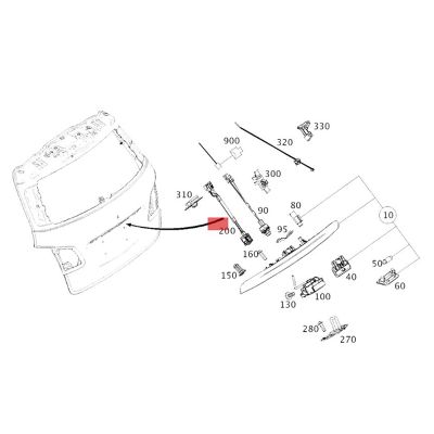 A2469052303 Car Reversing Camera Rear View Camera Car Camera for Mercedes-Benz W231 W242 W246