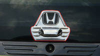 ครอบมือเปิดท้าย สีโครเมียม จำนวน 1 ชิ้น HONDA Brio ฮอนด้า บริโอ้ บิโอ้  4ประตู ปี 2011 Tail Gate Handle Cover