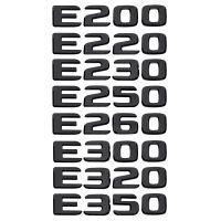 Modified Digital Alphabet Black and Silver E200 E220 E230 E250 E260 E300 E320 E350 ABS Car Rear Sticker for Mercedes Benz Auto 3D Letter Number Trunk Emblem Badge Decal Accessories yang