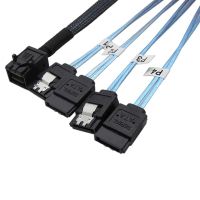 Mini SAS HD36P SFF-8643 to 4XSATA Plastic Data Cable Server Transmission Cable Mini SAS Adapter Cable