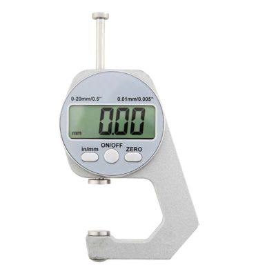 Digital Display Thickness Gauge Electronic LCD Micrometer Metric Wall Thickness Measurement Tools 0-20mm
